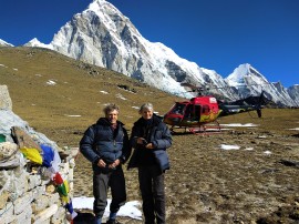 helicopter tours in nepal